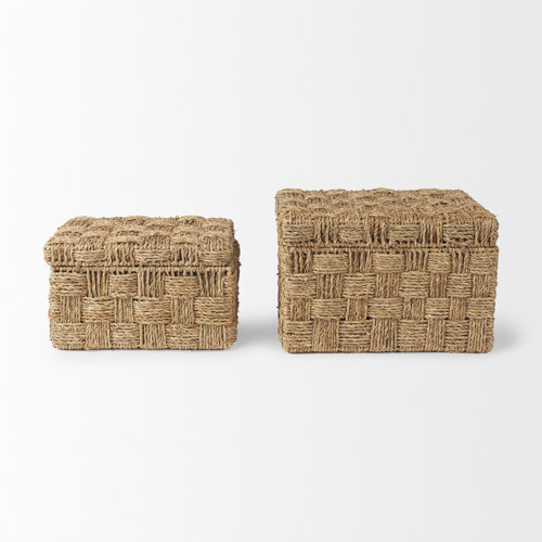 Dovecove Boxes Seagrass General Basket Set Wayfair